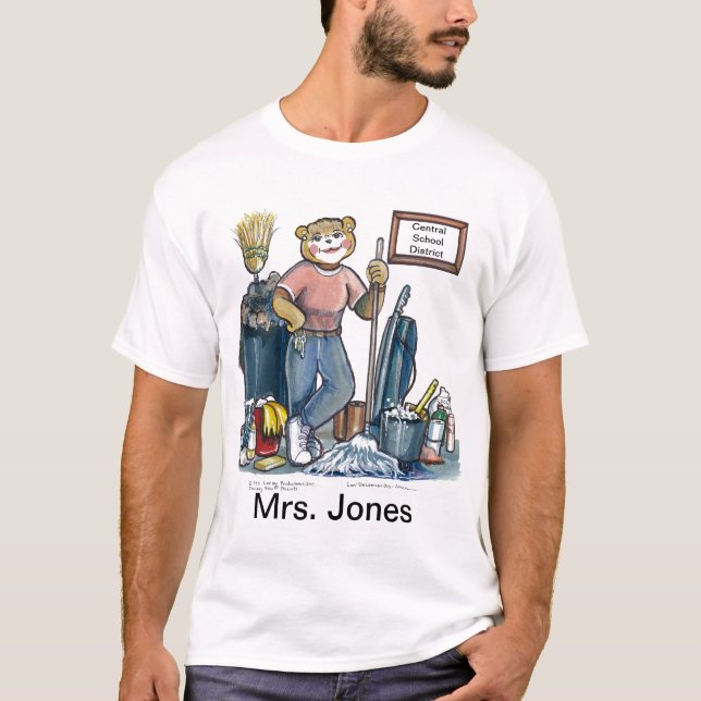 T-shirt Chemise de gardien (Devant)