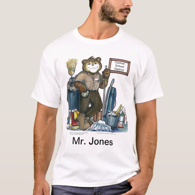 T-shirt Chemise de gardien (Devant)