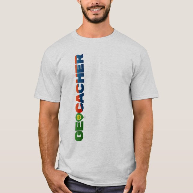 T-shirt Chemise de Geocacher (Devant)