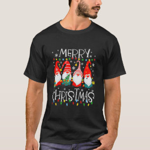 T-shirt Chemise de Gnome de Noël joyeux Famille drôle de X