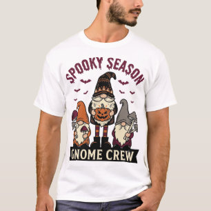 T-shirt Chemise de Gnome Halloween Équipage de Gnome Sombr