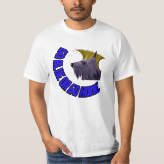 T-shirt chemise de #GOBLUEORGOHOME (conception de