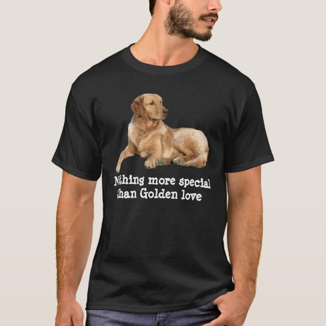 T-shirt Chemise de golden retriever (Devant)