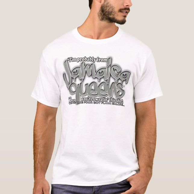 T-shirt chemise de graffiti de reines de la Jamaïque (Devant)