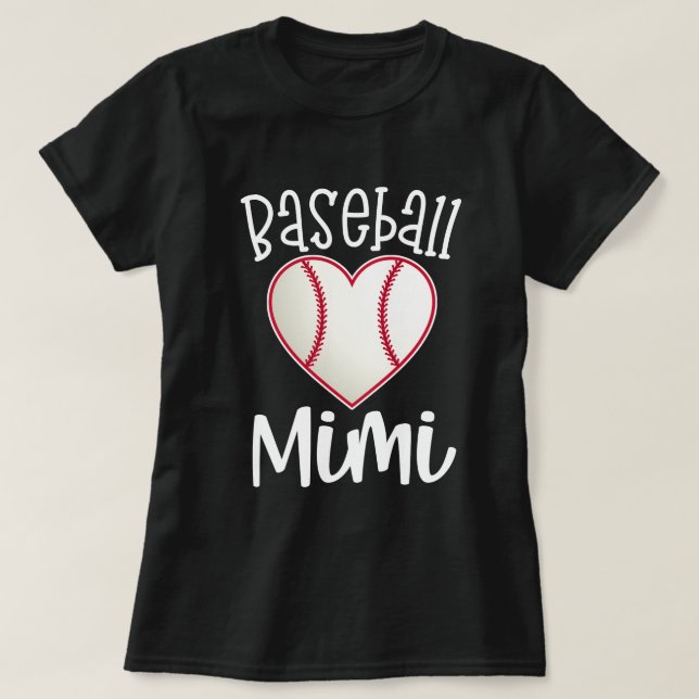 T-shirt Chemise de grand-maman de T-ball du base-ball des (Design devant)