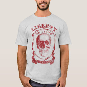 T-shirt Chemise de graphique de liberté ou de mort