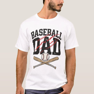 T-shirt Chemise De Gravure Vintage En Distress Papa De Bas