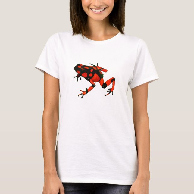 T-shirt chemise de grenouille des tee - shirts des femmes (Devant)