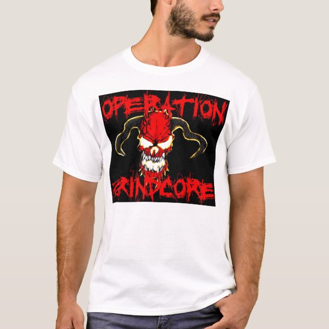 T-shirt Chemise de Grindcore d'opération (Devant)
