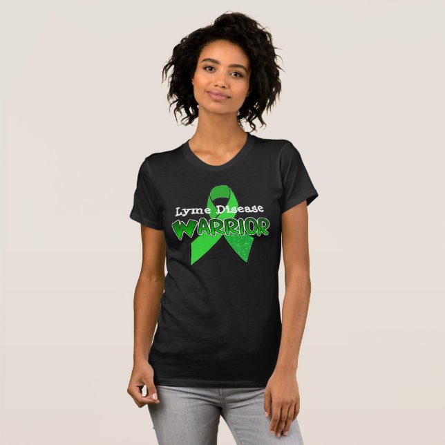 T-shirt Chemise de guerrier de la maladie de Lyme (Devant entier)