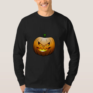 T-shirt Chemise de Halloween Citrouille