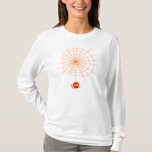 T-shirt Chemise de Halloween de toile d'araignée