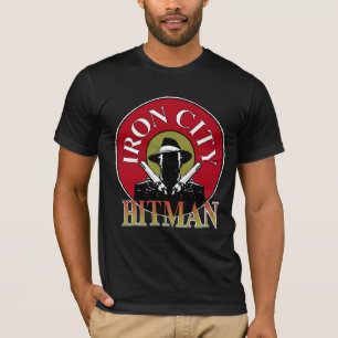 T-shirt Chemise de Hitman de ville de fer