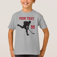 Chemise de hockey avec canon de hockey en colère e