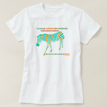 Chemise de inspiration de zèbre de syndrome d'EDS