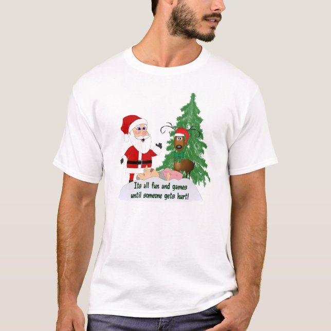 T-shirt Chemise de jeux de renne (Devant)
