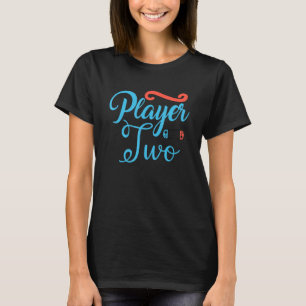 T-shirt Chemise de joueur de jeu vidéo bleu pour console P