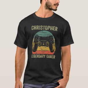 T-shirt Chemise de joueur légendaire personnalisée Christo