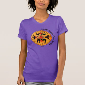 T-shirt Chemise de jour de girafe du monde