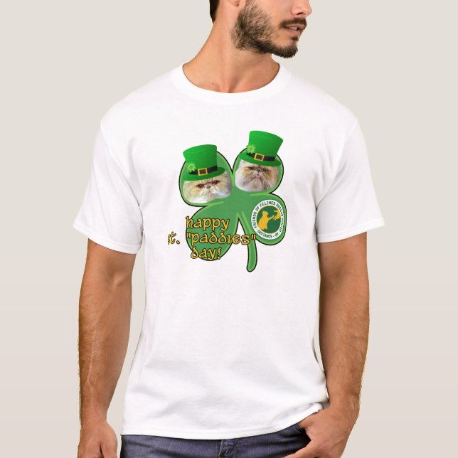 T-shirt chemise de jour de paddys de St - avant de la (Devant)
