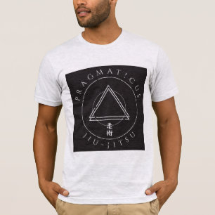 T-shirt Chemise de kanji de triangle de jitsu de Jiu