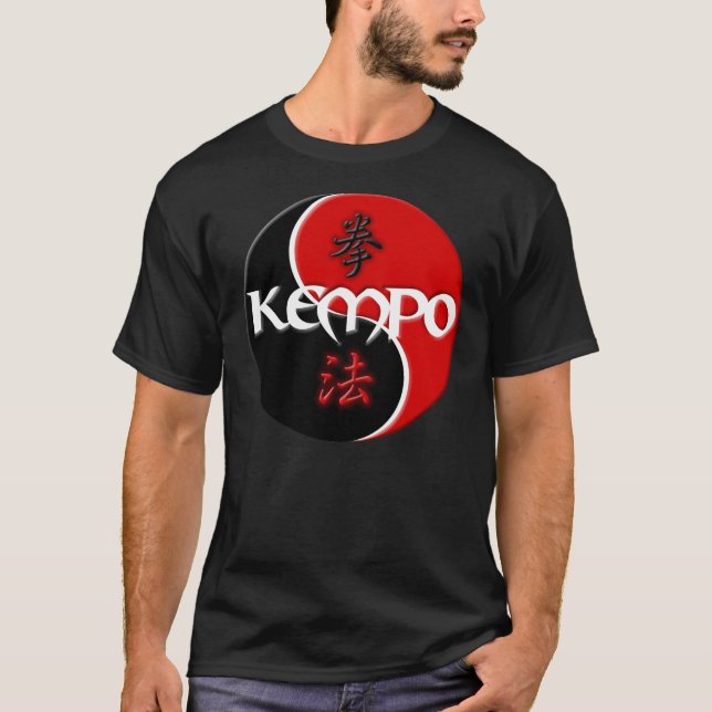 T-shirt Chemise de Kempo Yin Yang (Devant)