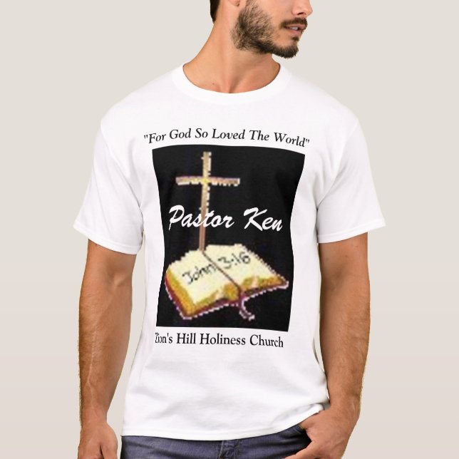 T-shirt chemise de kens de pasteur (Devant)