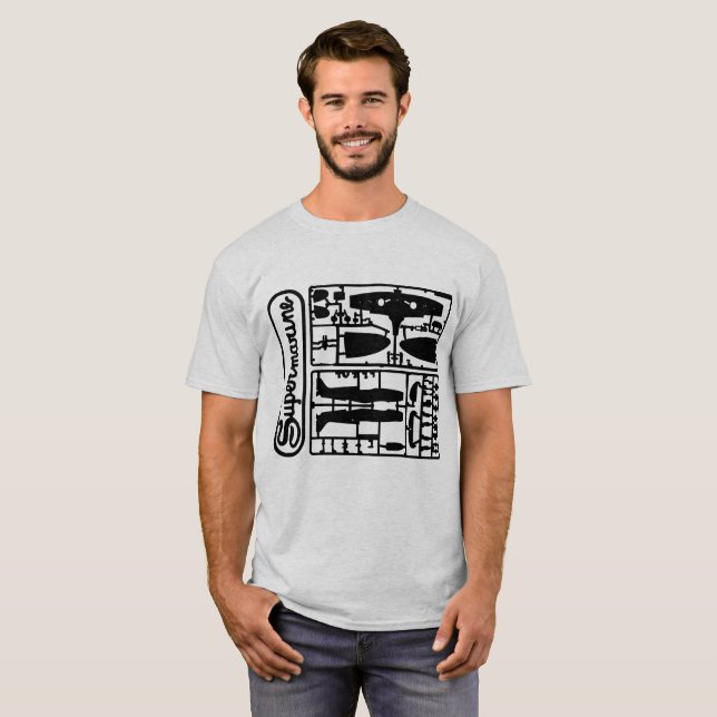 T-shirt Chemise de kit de modèle de Spitfire de (Devant entier)