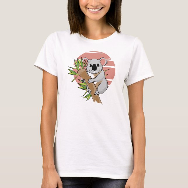 T-shirt Chemise de koala (Devant)