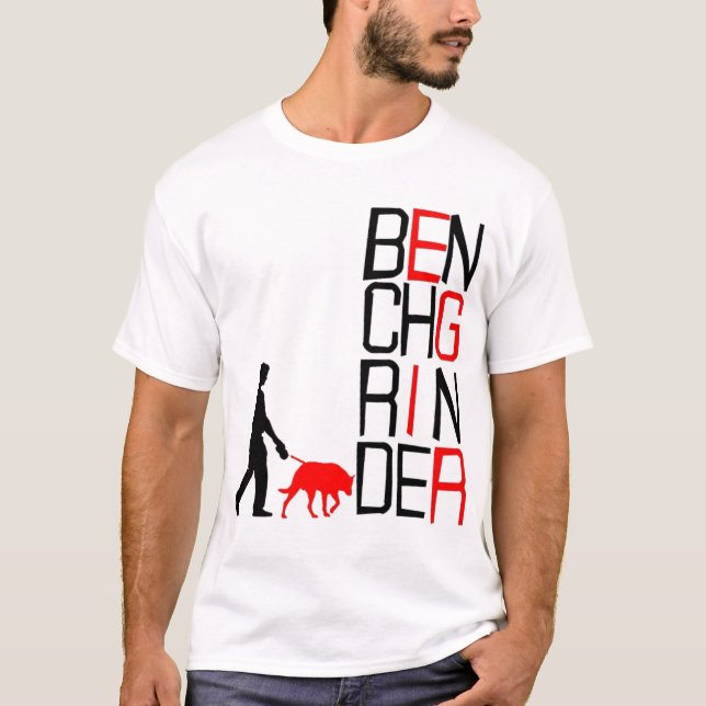 T-shirt Chemise de la BG de pied-de-poule (Devant)