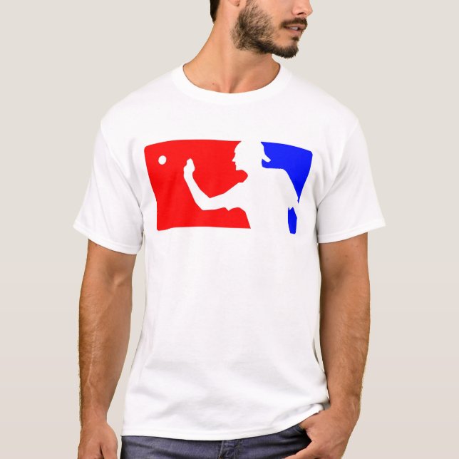T-shirt Chemise de la bière rouge, blanche et bleue (Devant)
