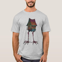 Chemise de la cabane de Baba Yaga, du folklore sla