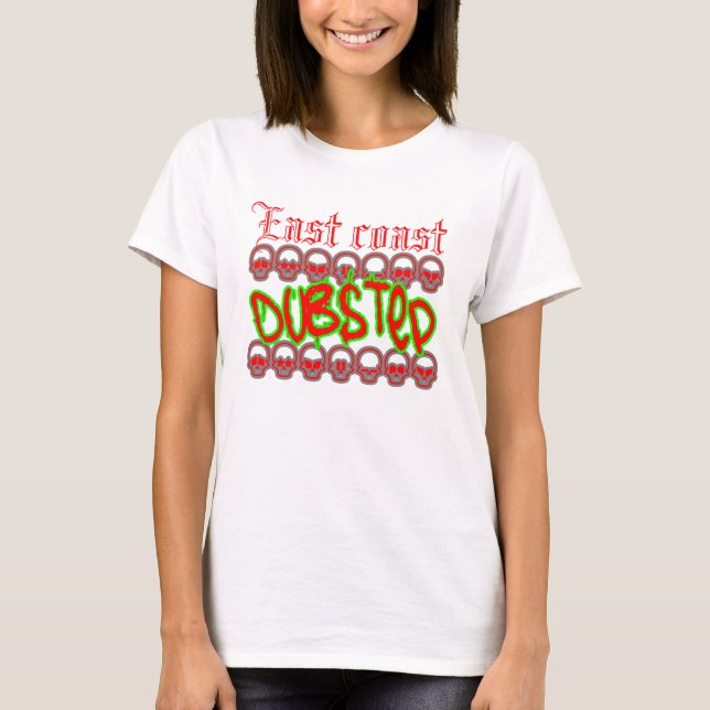 T-shirt Chemise de la danse D de filles de Côte Est de (Devant)