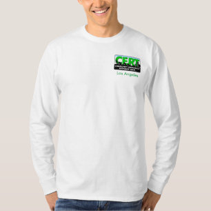 T-shirt Chemise de la douille des hommes de CERT longue