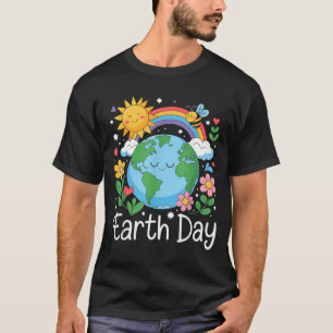 T-shirt Chemise de la Journée de la Terre Enfants et Femme
