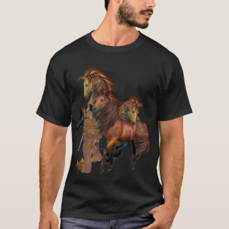 T-shirt Chemise de la princesse et des étalons amérindiens