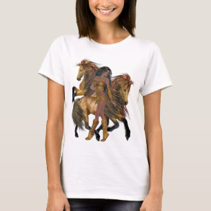 T-shirt Chemise de la princesse et des étalons amérindiens