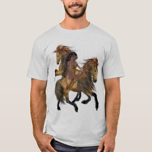 T-shirt Chemise de la princesse et des étalons amérindiens