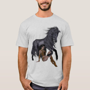 T-shirt Chemise de la princesse et des étalons amérindiens