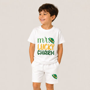 T-shirt Chemise de la Saint-Patrick "M. Charme Chanceux"