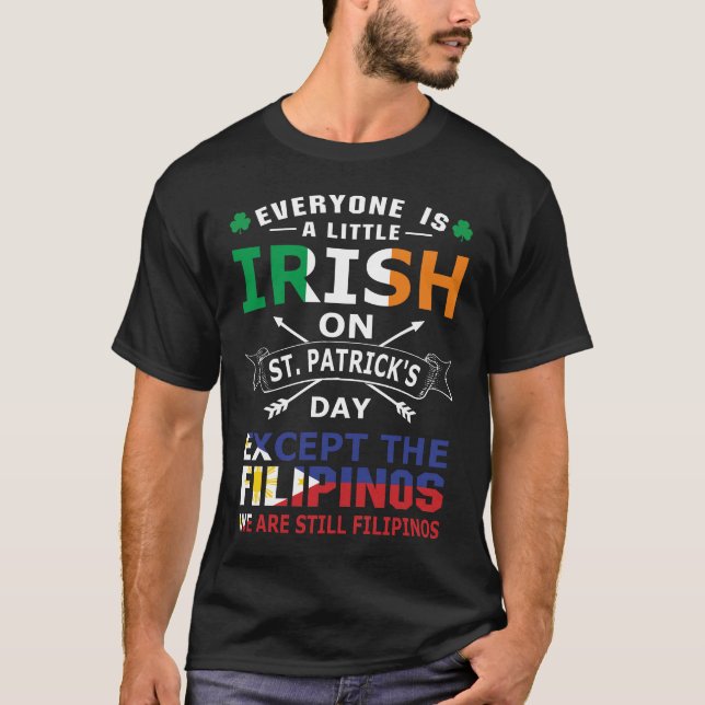 T-shirt Chemise de la Saint Patrick pour tous les Philippi (Devant)