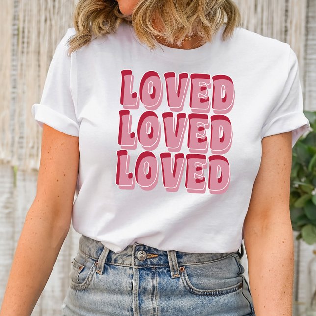 T-shirt Chemise de la Saint-Valentin bien aimée (Love, Valentine's Day, Romance, Heartfelt, Couples, Sweetheart, Affection, Amour, Valentine's Shirt)