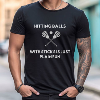 T-shirt Chemise de Lacrosse, Chemise de Lacrosse Drôle
