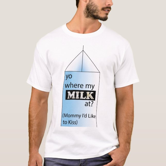 T-shirt Chemise de lait (Devant)
