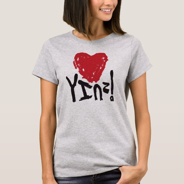 T-SHIRT CHEMISE DE L'AMOUR YINZ PITTSBURGH (Devant)