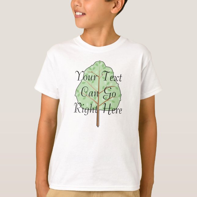 T-shirt Chemise de l'arbre des bois (Devant)