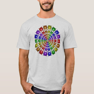 T-shirt Chemise de l'arc-en-ciel de Newton