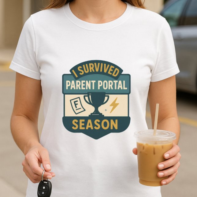 T-shirt Chemise de l'école de parents amusants; Parent Por (Créateur téléchargé)