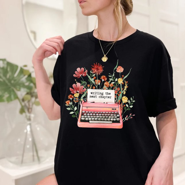 T-shirt Chemise de l'écrivain fleur sauvage (Créateur téléchargé)