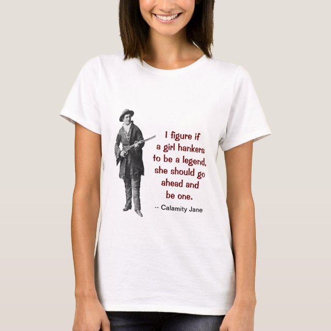 T-shirt Chemise de légende de Calamity Jane (Devant)